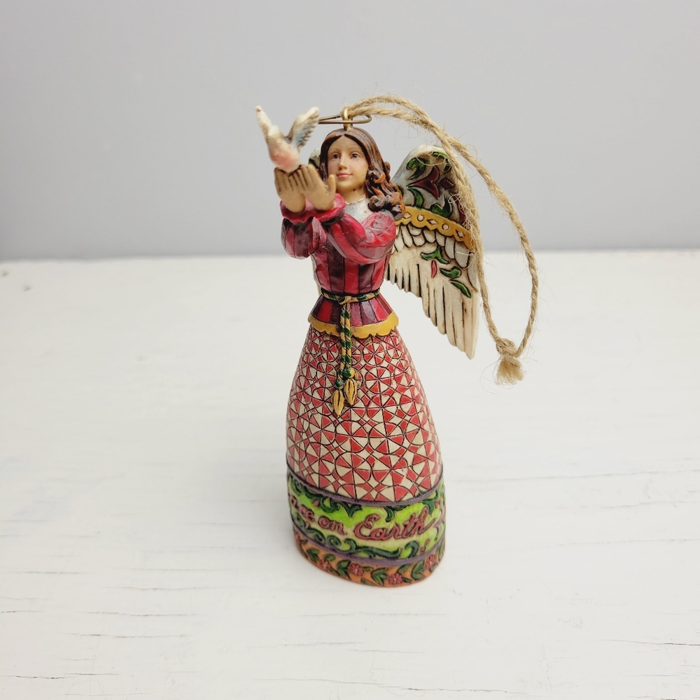 Jim Shore “May Peace Fill Your Heart” Angel Heartwood Creek